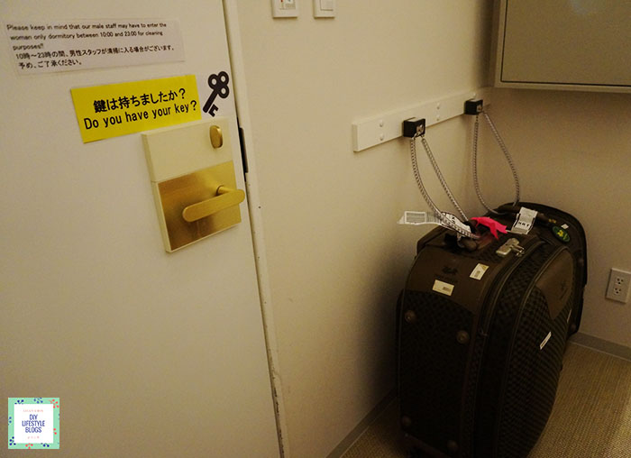 แนะนำที่พักโตเกียว ที่วางกระเป๋า